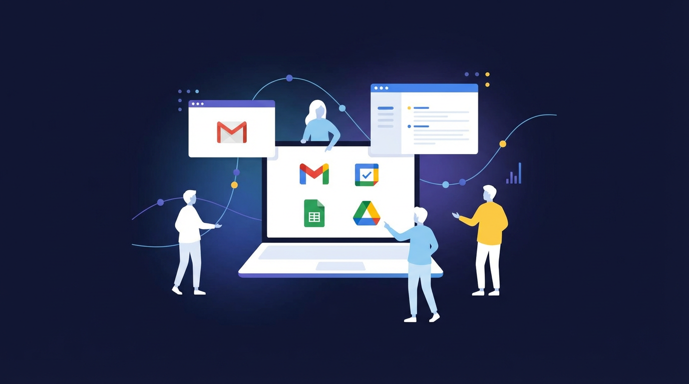 Google Workspace を活用したDXのイメージ